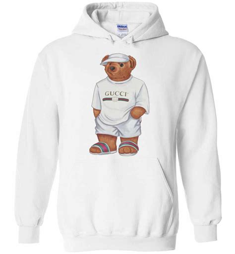 gucci polo bear hoodie|real gucci hoodie for men.